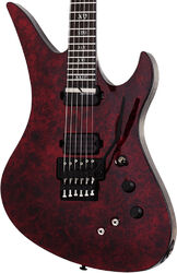 Metal electric guitar Schecter Avenger FR S Apocalypse - Red reign