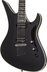 Metal electric guitar Schecter Avenger Blackjack