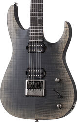 Str shape electric guitar Schecter Banshee Mach-6 Evertune - Fallout burst