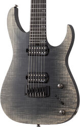 7 string electric guitar Schecter Banshee Mach-7 - Fallout burst