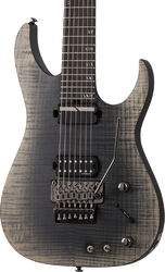 7 string electric guitar Schecter Banshee Mach-7 FR S - Fallout burst