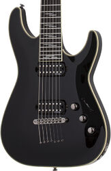 7 string electric guitar Schecter C-7 Blackjack - Black