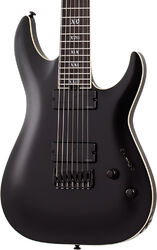 7 string electric guitar Schecter C-7 SLS Evil Twin - Satin black
