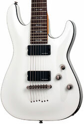 7 string electric guitar Schecter Demon-7 - Vintage white
