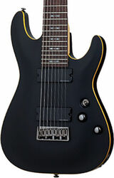 Baritone guitar Schecter Demon-8 Active - Satin black