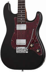 Str shape electric guitar Schecter Jack Fowler Traditional - Black pearl
