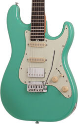 Str shape electric guitar Schecter Nick Johnston Traditional H/S/S - Atomic green
