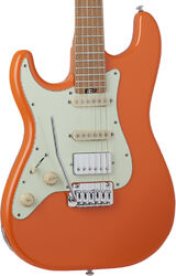Left-handed electric guitar Schecter Nick Johnston Traditional H/S/S Left Hand - Atomic orange