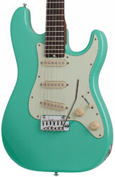 Str shape electric guitar Schecter Nick Johnston Traditional - Atomic green