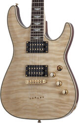 Str shape electric guitar Schecter Omen Extreme-6 - Gloss natural