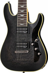 7 string electric guitar Schecter Omen Extreme-7 - See-thru black gloss