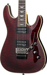 7 string electric guitar Schecter Omen Extreme-7 - Black cherry gloss