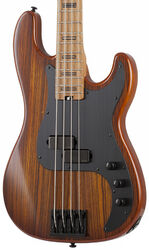 Solid body electric bass Schecter P-4 Exotic - Faded vintage sunburst