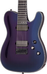7 string electric guitar Schecter Hellraiser Hybrid PT-7 - Ultraviolet