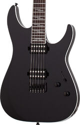 Str shape electric guitar Schecter Reaper-6 Custom - Black