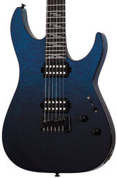 Str shape electric guitar Schecter Reaper-6 Elite - Deep blue ocean