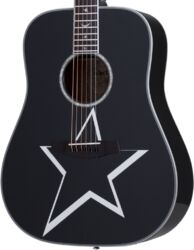 Acoustic guitar & electro Schecter Robert Smith RS-1000 Busker - Black