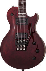 Single cut electric guitar Schecter Solo-II FR Apocalypse - Red reign
