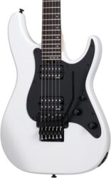 Str shape electric guitar Schecter Sun Valley Super Shredder FR - White