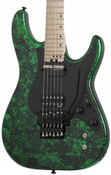 Metal electric guitar Schecter Sun Valley Super Shredder FR S - Green reign