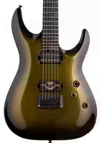 Metal electric guitar Schecter C-1 50th Anniversary - 50th gold burst