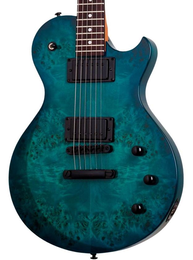 Solo-II Standard - ocean blue burst burl