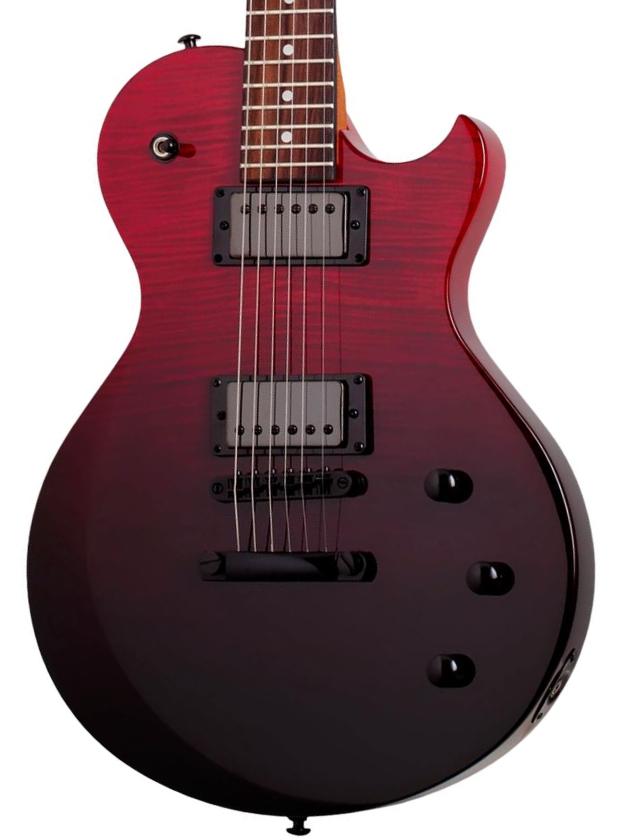 Single cut electric guitar Schecter Solo-II Standard - Bloodburst