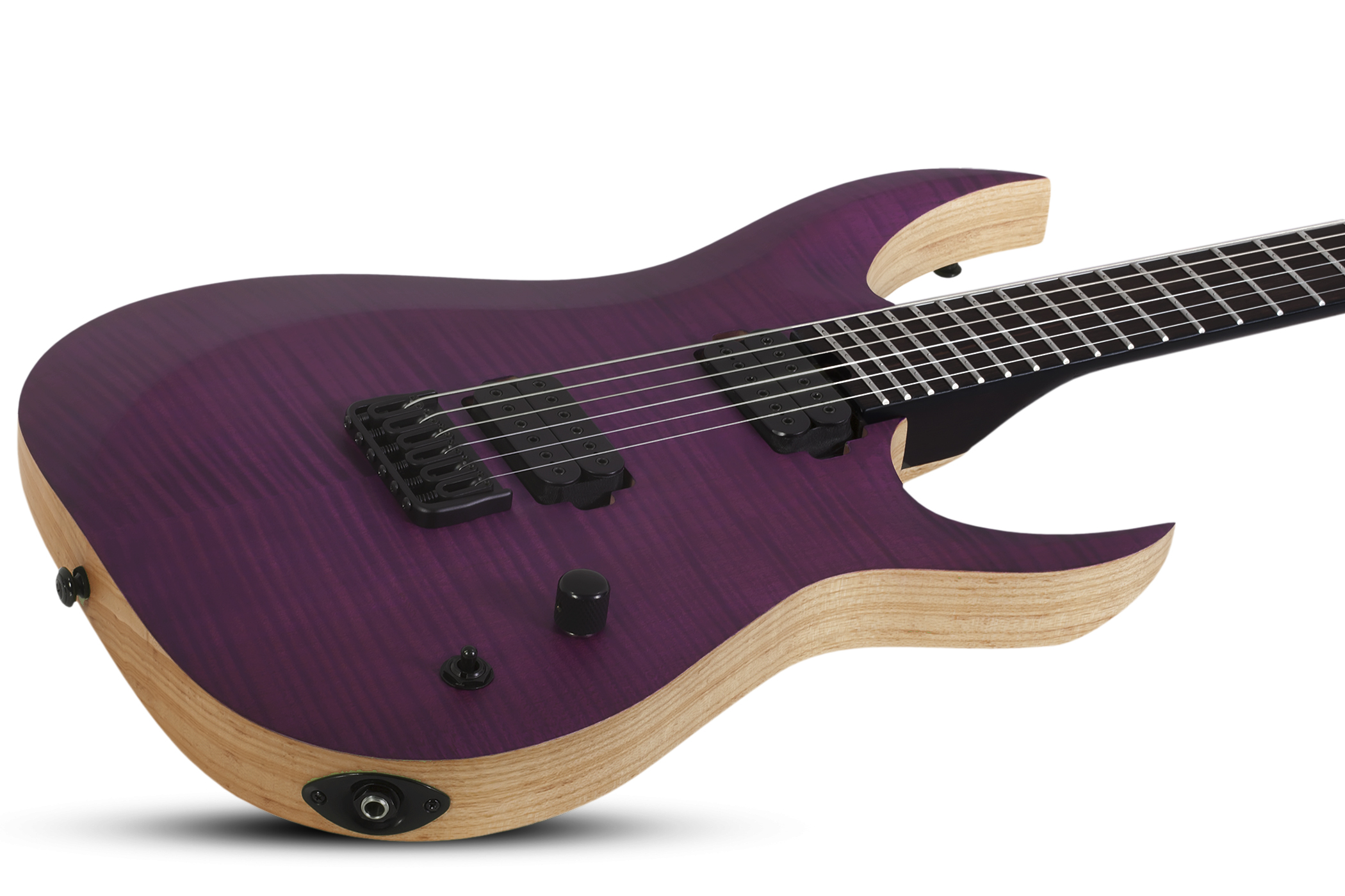 Schecter John Browne Tao-6 Signature 2h Ht Eb - Satin Trans Purple - Str shape electric guitar - Variation 1