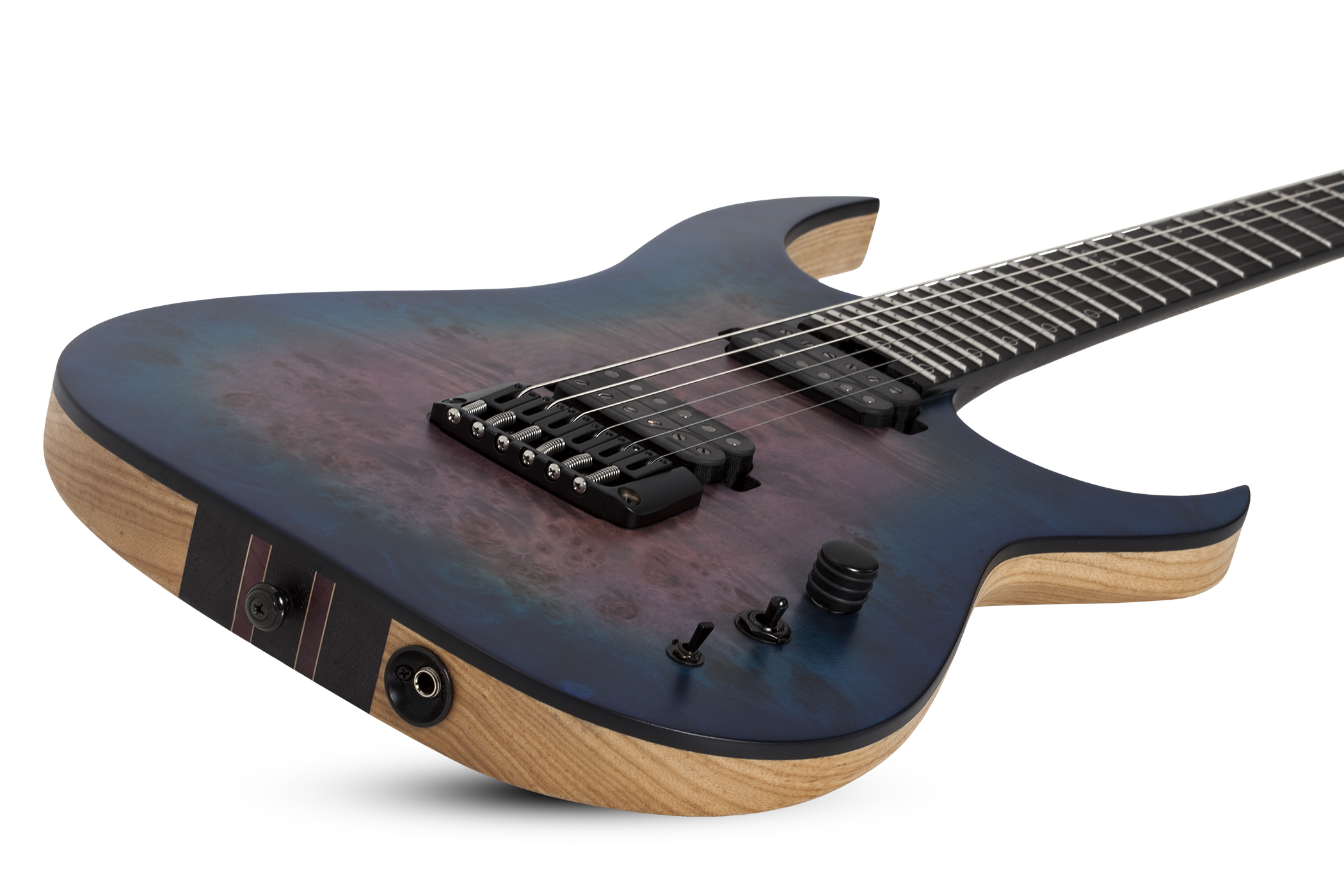 Schecter Keith Merrow Km-6 Mk-iii Artist Signature 2h Ht Eb - Blue Crimson - Double cut electric guitar - Variation 1