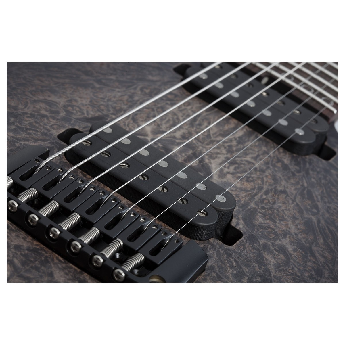 Schecter Keith Merrow Km-7 Mk-iii Artist Signature 7c 2h Ht Eb - Trans Black Pearl - 7 string electric guitar - Variation 4