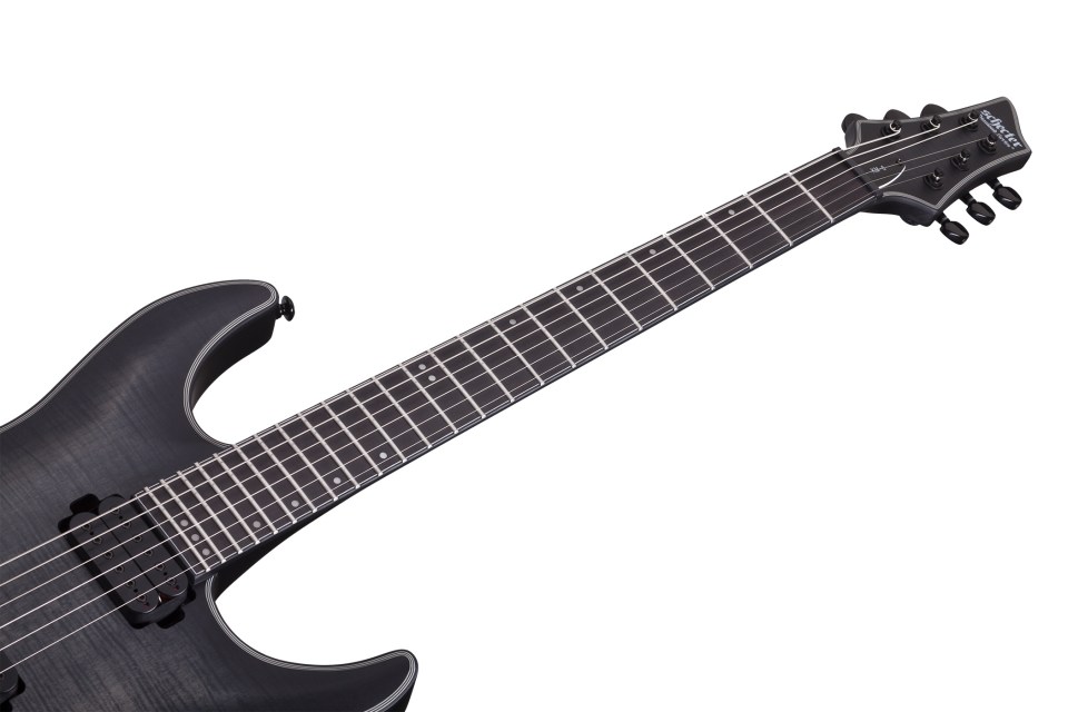 Schecter Keith Merrow Km-6 Signature Hh Ht Eb - Trans Black Burst Satin - Str shape electric guitar - Variation 5