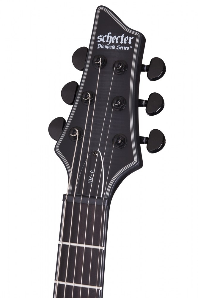 Schecter Keith Merrow Km-6 Signature Hh Ht Eb - Trans Black Burst Satin - Str shape electric guitar - Variation 6