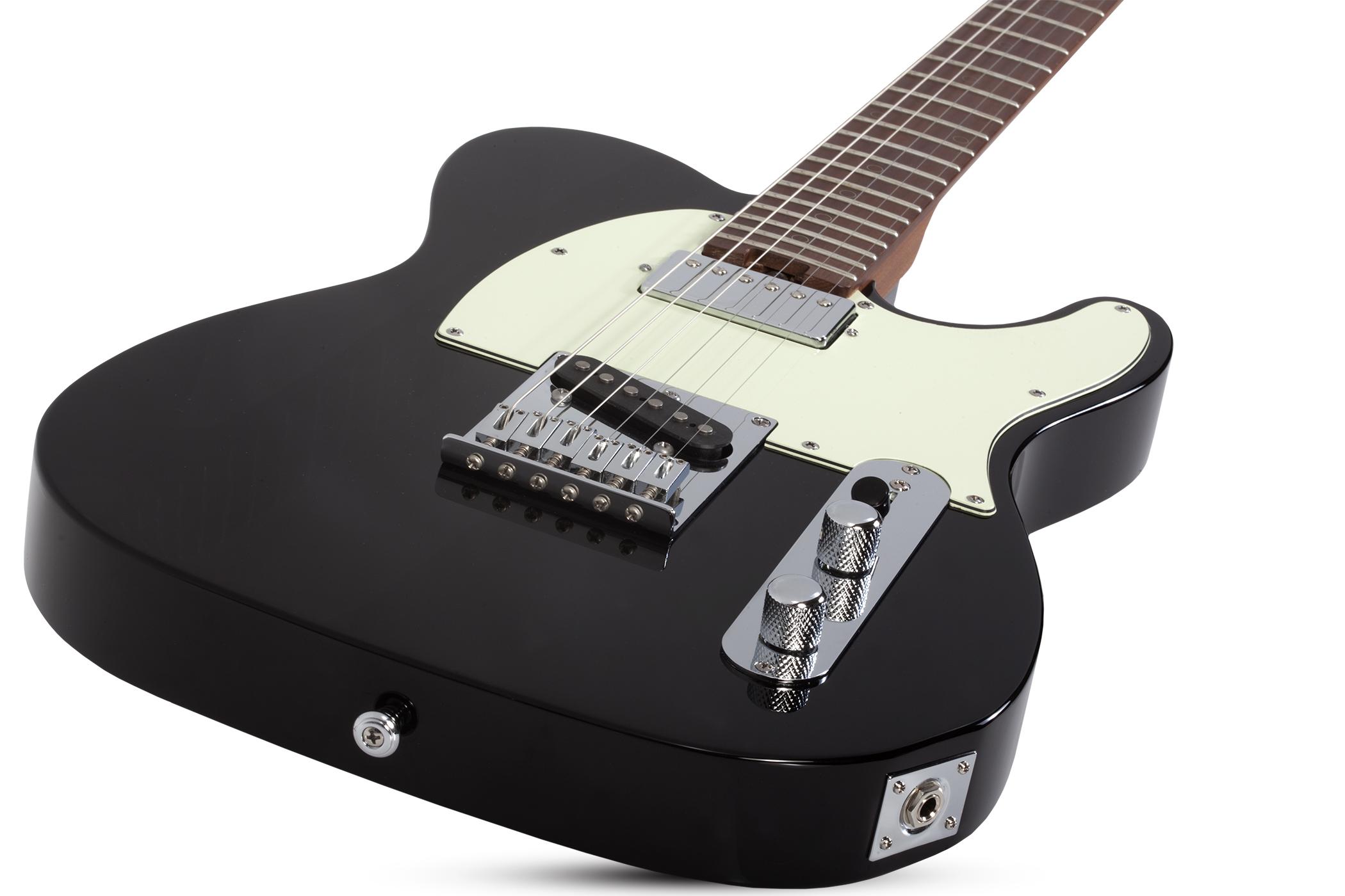 Schecter Nick Johnston Pt Signature Sh Ht Mn - Atomic Ink - Tel shape electric guitar - Variation 1