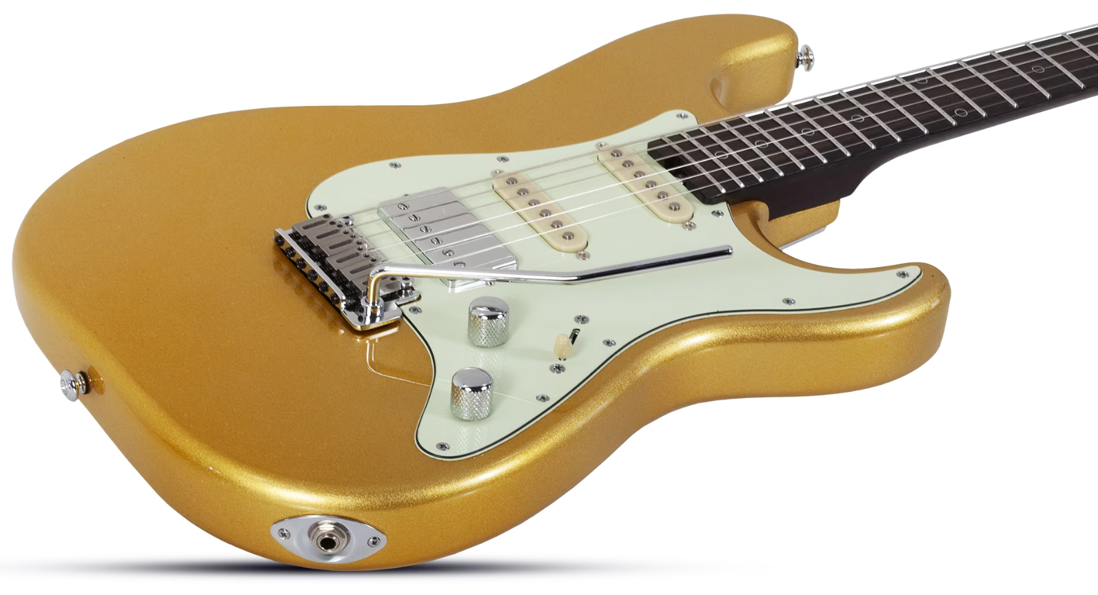 Schecter Nick Johnston Traditional 10th Ann. Signature Hss Trem Eb - Atomic Saffron - Str shape electric guitar - Variation 1
