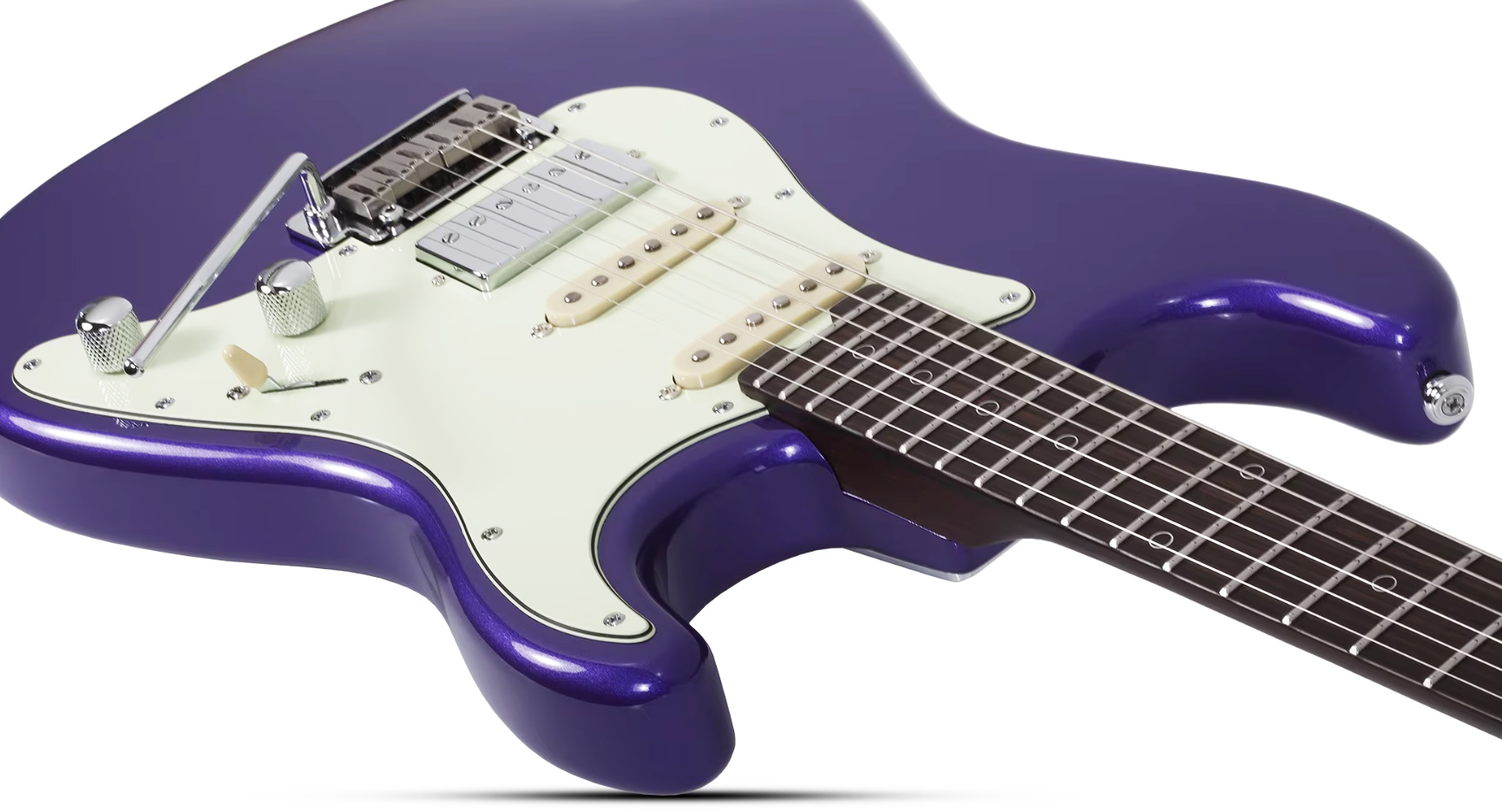 Schecter Nick Johnston Traditional 10th Ann. Signature Hss Trem Eb - Atomic Violet - Str shape electric guitar - Variation 2