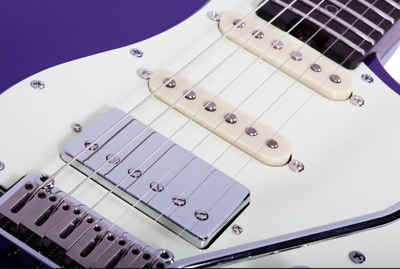 Schecter Nick Johnston Traditional 10th Ann. Signature Hss Trem Eb - Atomic Violet - Str shape electric guitar - Variation 3