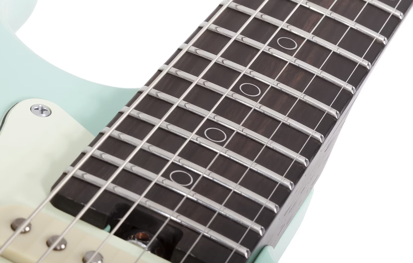 Schecter Nick Johnston Traditional 10th Ann. Signature Hss Trem Eb - Atomic Green - Str shape electric guitar - Variation 4