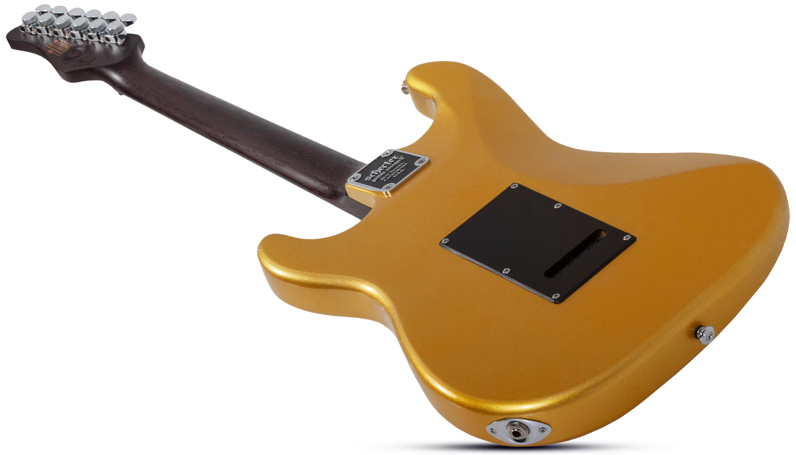 Schecter Nick Johnston Traditional 10th Ann. Signature Hss Trem Eb - Atomic Saffron - Str shape electric guitar - Variation 4