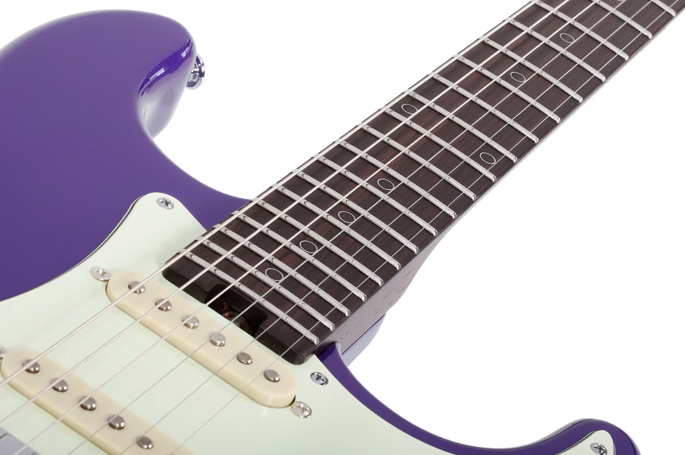 Schecter Nick Johnston Traditional 10th Ann. Signature Hss Trem Eb - Atomic Violet - Str shape electric guitar - Variation 4