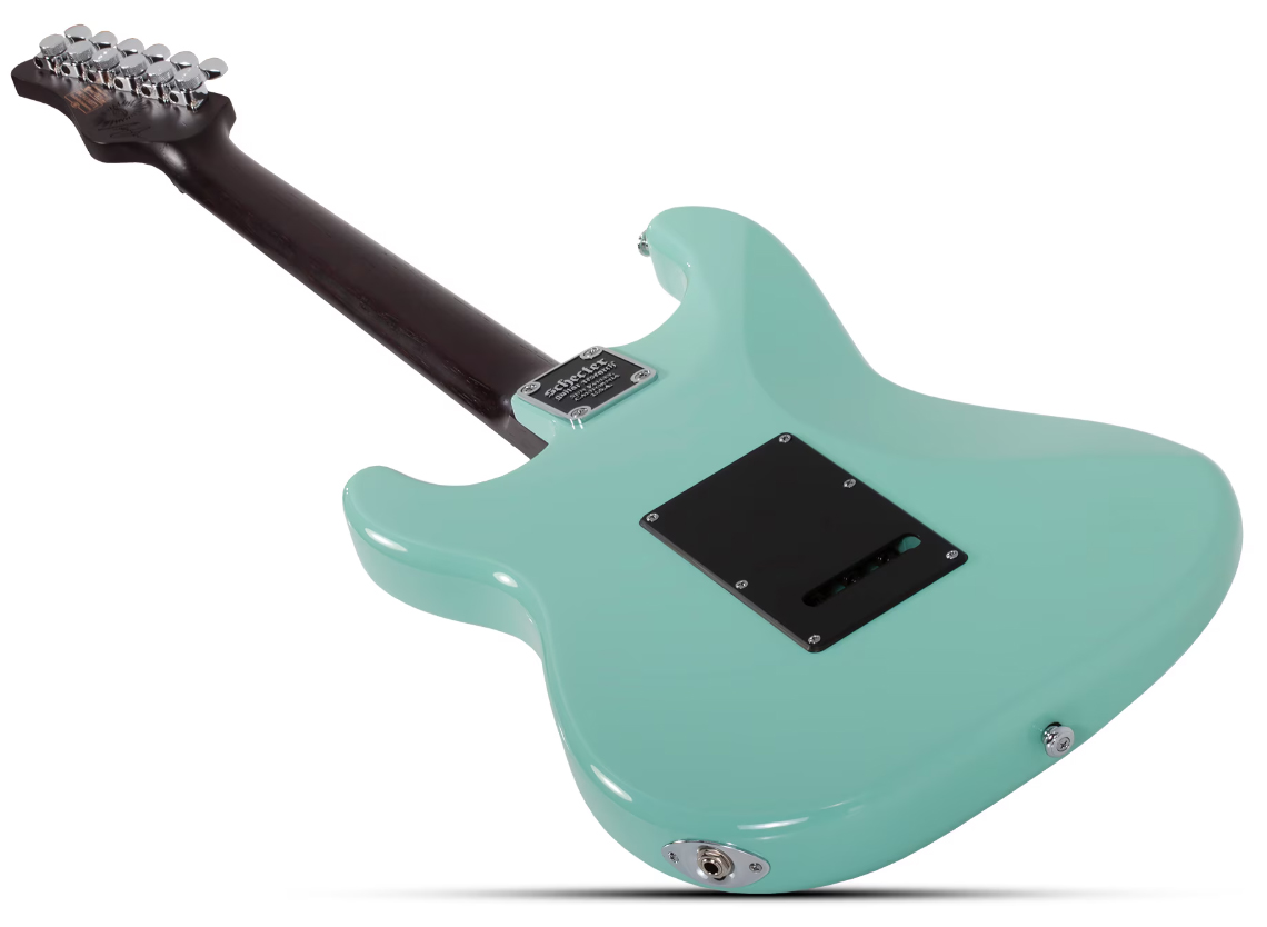 Schecter Nick Johnston Traditional 10th Ann. Signature Hss Trem Eb - Atomic Green - Str shape electric guitar - Variation 5
