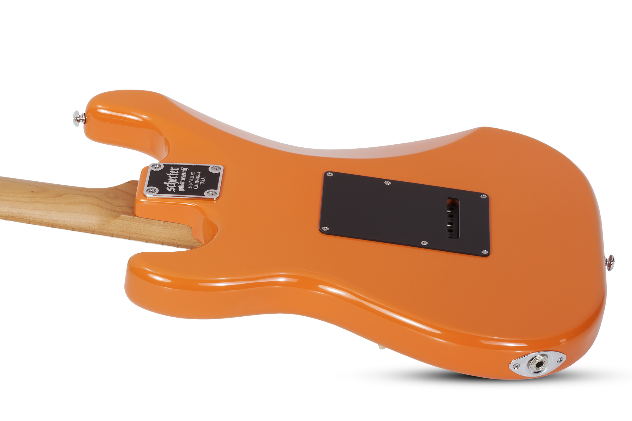 Schecter Nick Johnston Traditional Hss Signature Trem Eb - Atomic Orange - Str shape electric guitar - Variation 2