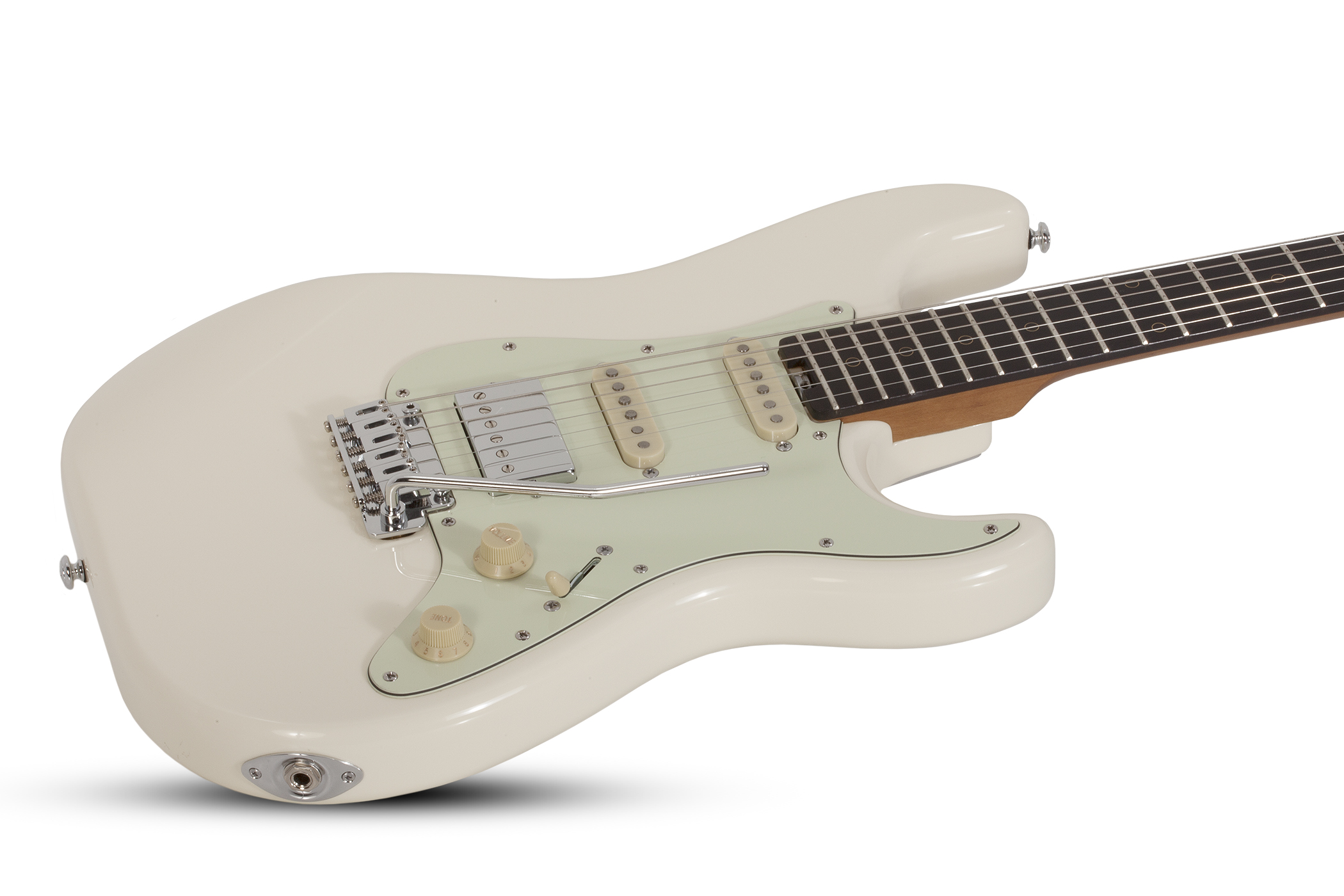 Schecter Nick Johnston Traditional Hss Trem Eb - Atomic Snow - Str shape electric guitar - Variation 1