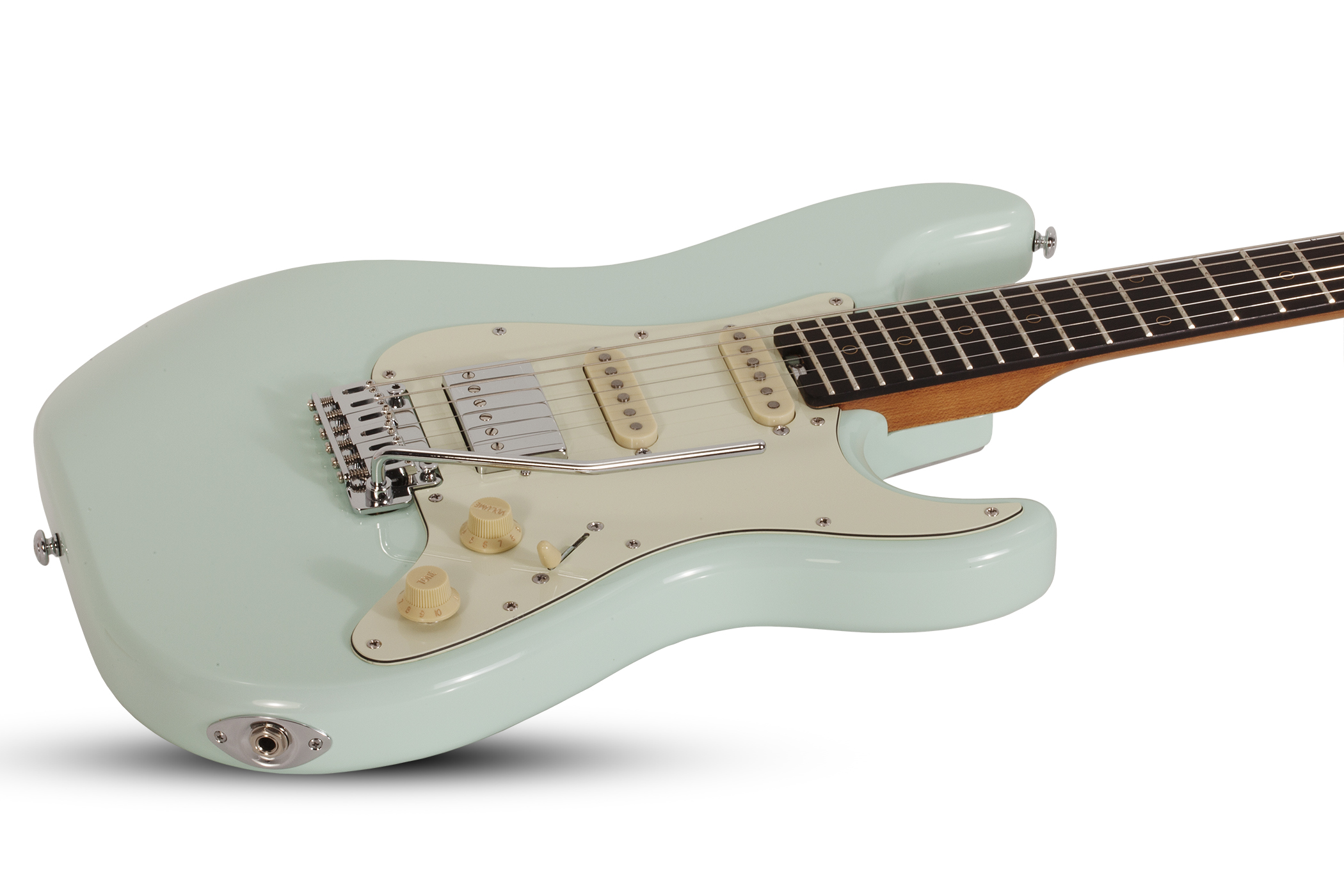 Schecter Nick Johnston Traditional Hss Trem Eb - Atomic Frost - Str shape electric guitar - Variation 2