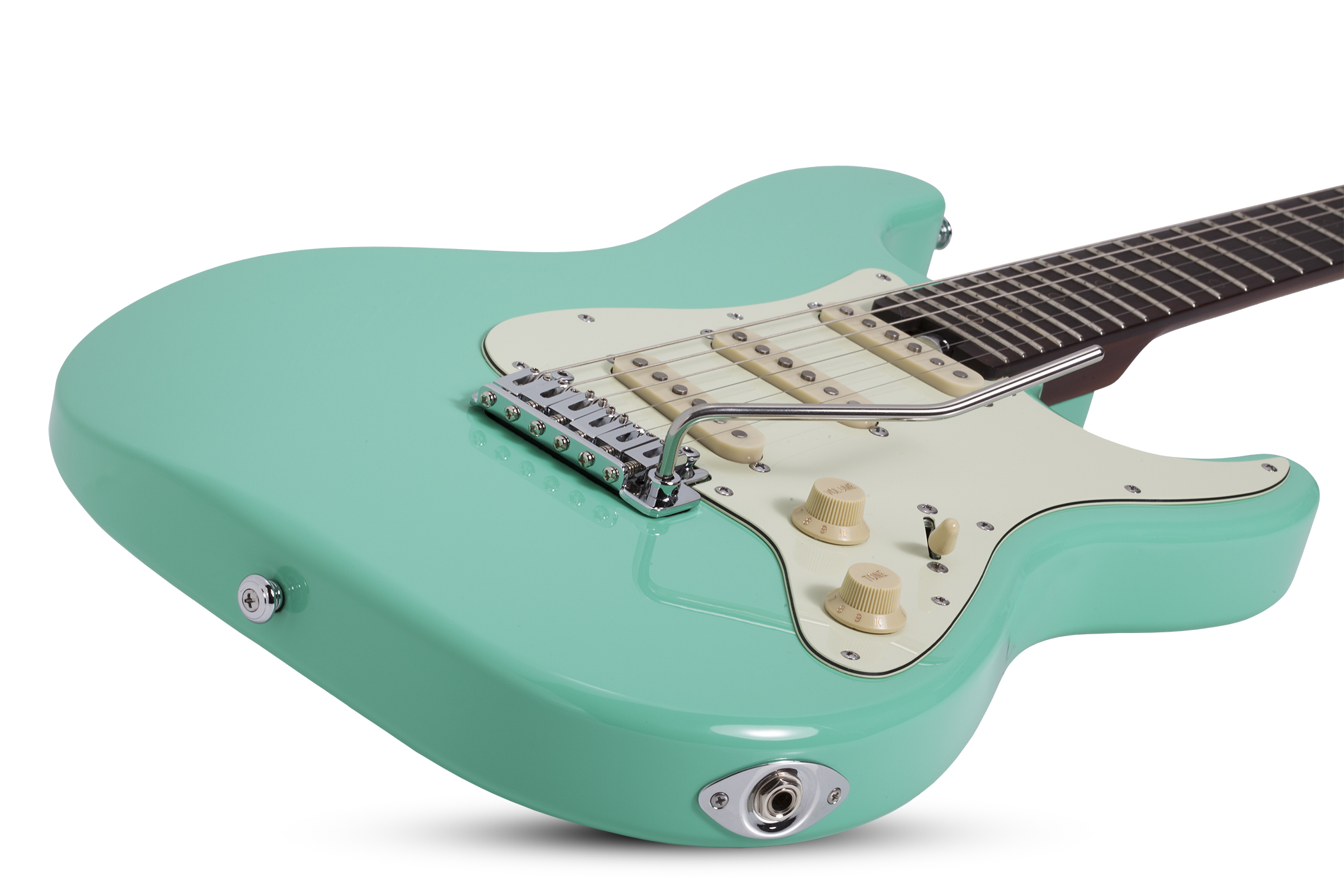 Schecter Nick Johnston Traditional Signature 3s Trem Eb - Atomic Green - Str shape electric guitar - Variation 1