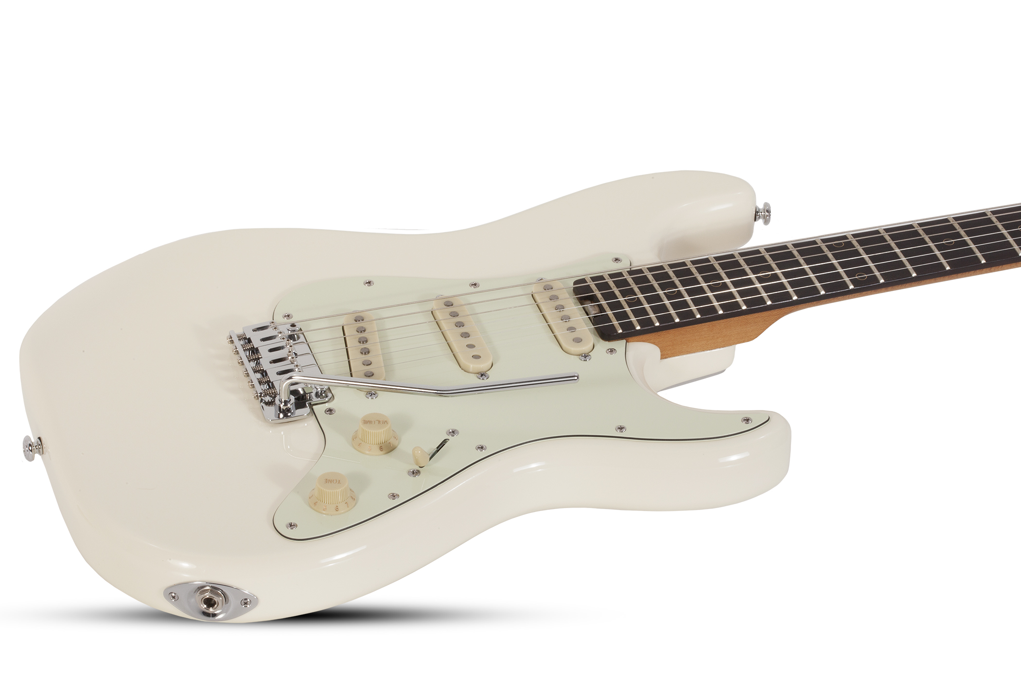 Schecter Nick Johnston Traditional Signature 3s Trem Eb - Atomic Snow - Str shape electric guitar - Variation 1