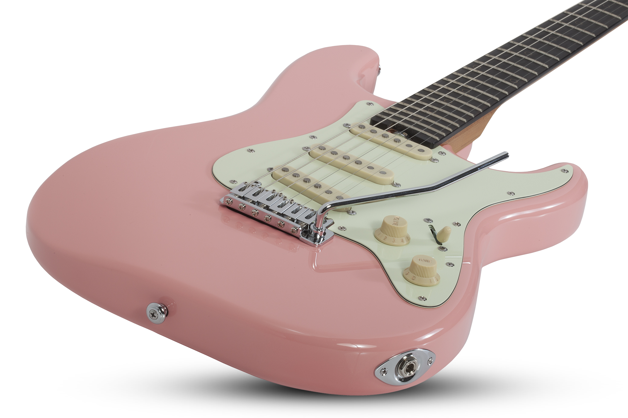 Schecter Nick Johnston Traditional Signature 3s Trem Eb - Atomic Coral - Str shape electric guitar - Variation 2