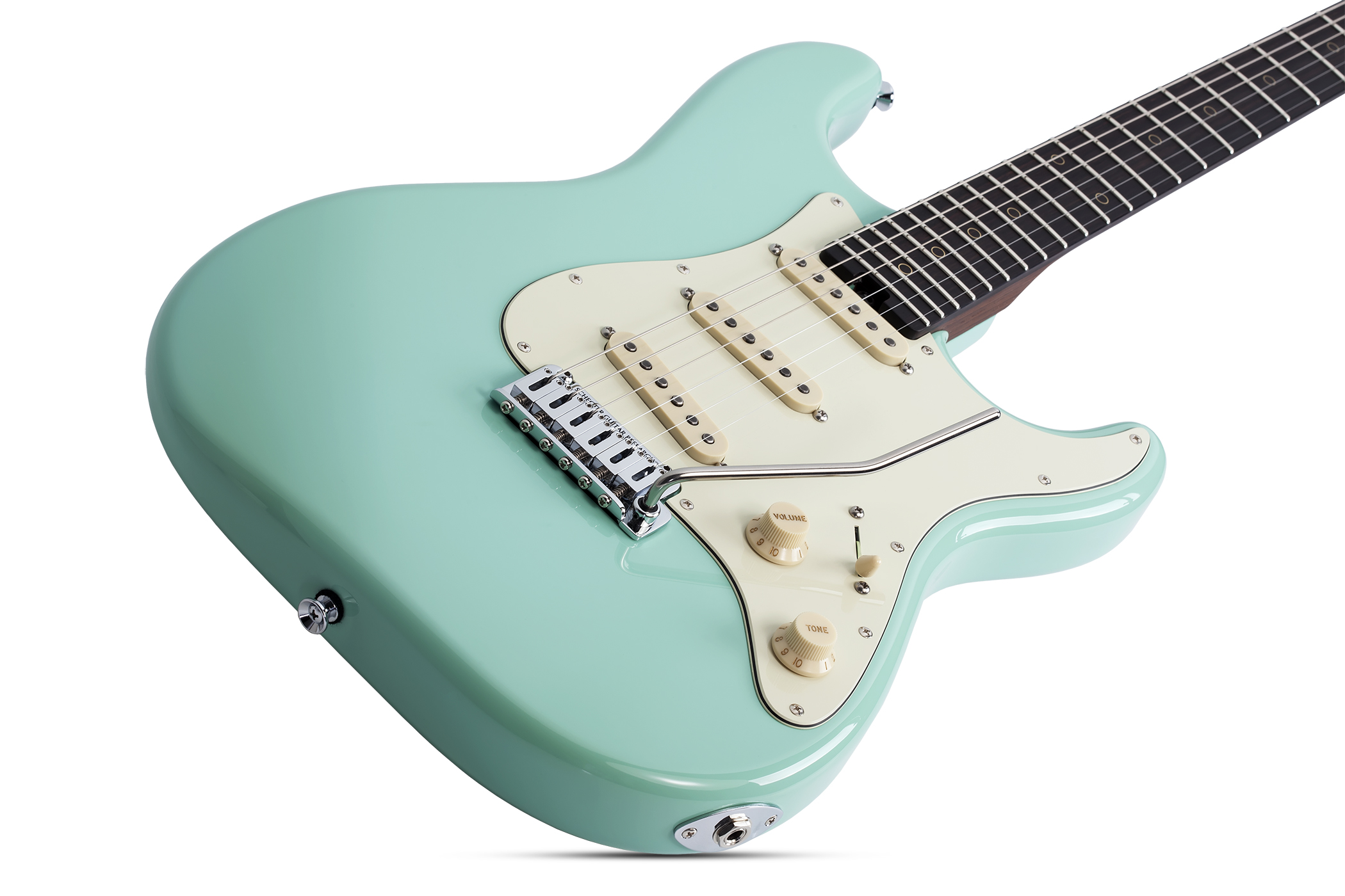 Schecter Nick Johnston Usa Signature 3s Trem Eb - Atomic Green - Str shape electric guitar - Variation 1