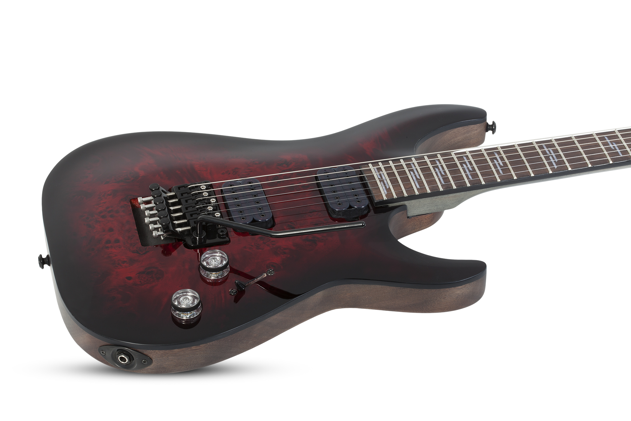 Schecter Omen Elite-6 Fr 2h Rw - Black Cherry Burst - Str shape electric guitar - Variation 1