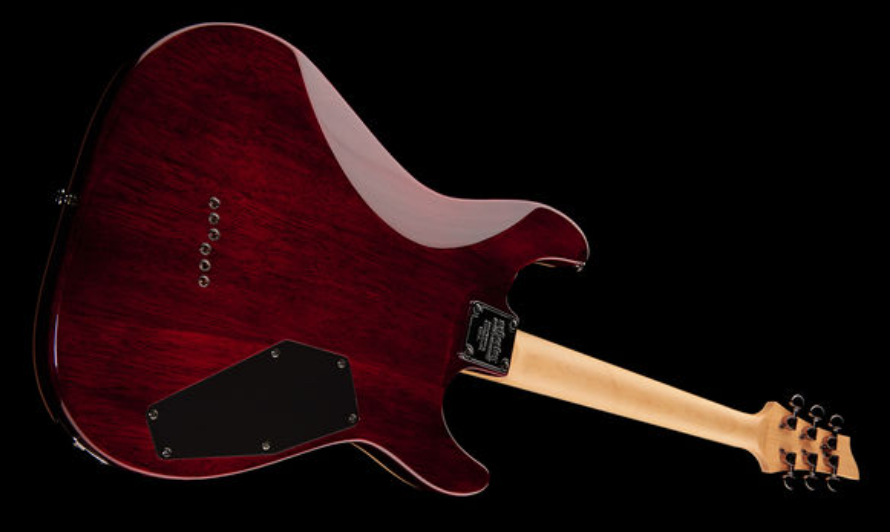 Schecter Omen Extreme-6 Lh Gaucher 2h Rw - Black Cherry - Left-handed electric guitar - Variation 2