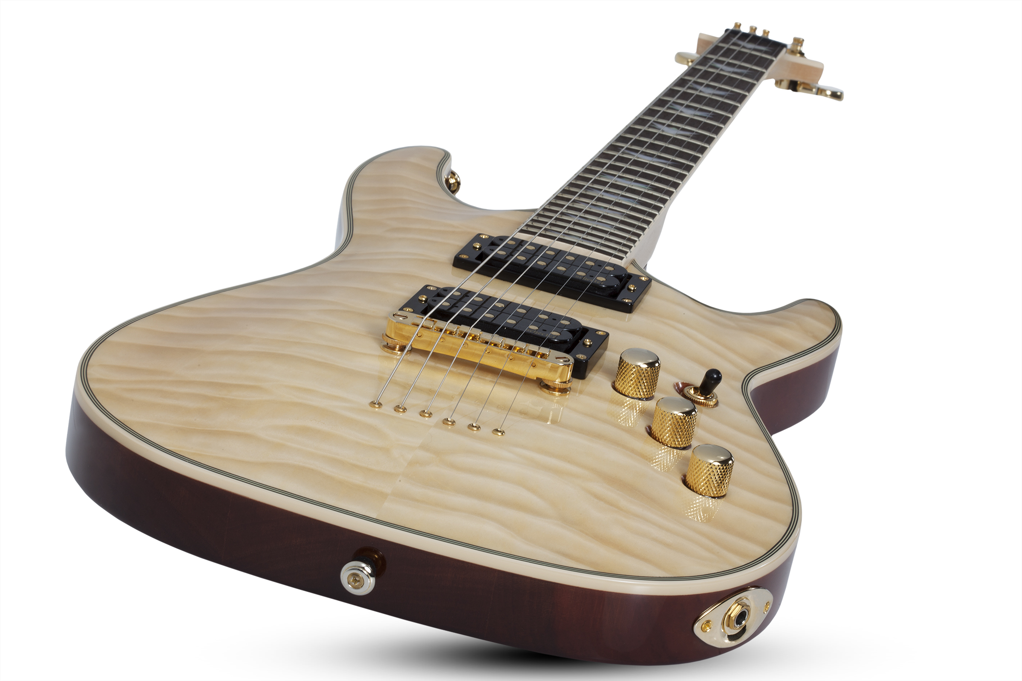 Schecter Omen Extreme-6 2h  Ht Rw - Gloss Natural - Str shape electric guitar - Variation 1